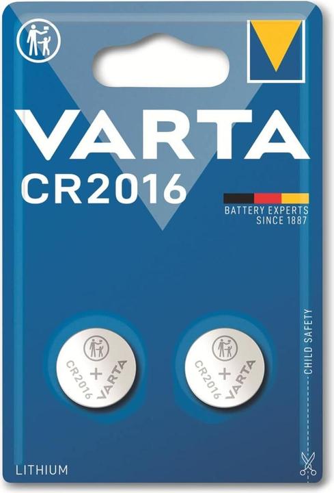 Varta Electronics CR2016 (2 pcs, CR2016, 90 mAh)