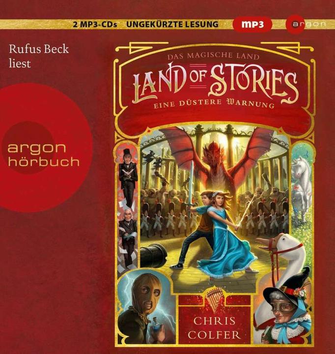 Actual product image Land of Stories: The Magical Land 3 - A Dire Warning (Chris Colfer, Brandon Dorman, Rufus Beck, Fabienne Pfeiffer, German)