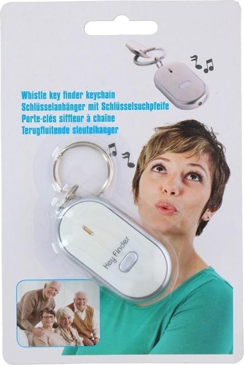Grundig – Schlüsselanhänger mit Pfeifensuchgerät (Schwarz)