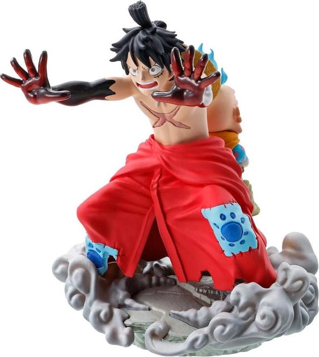 Actual product image Megahouse One Piece Petitrama PVC Mini Statue Logbox Re Birth Wanokuni Vol. 2 Set 9 cm
