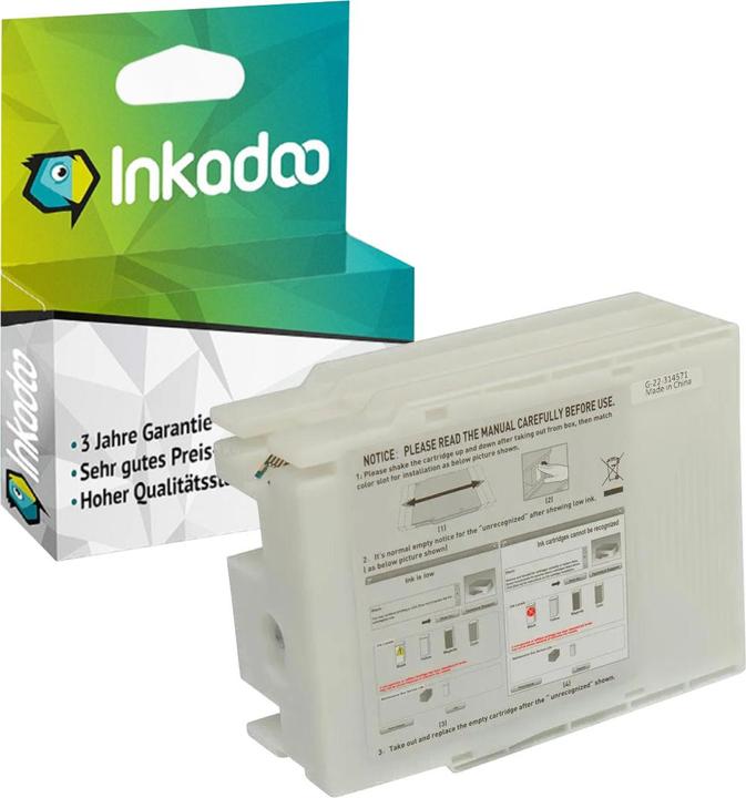 Actual product image Inkadoo Ink Cartridges compatible with Epson C13T907140 / T9071 Ink Cartridge, black Black (FC)