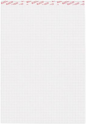 Elco Bloc-notes Office 80 g/m (A4, Quadrillé, Couverture rigide)