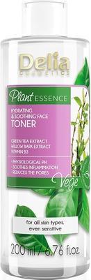 Immagine prodotto Delia Cosmetics Plant Essence Tonico idratante per il viso con estratto di tè verde 200 ml (Acqua tonica, 200 ml)