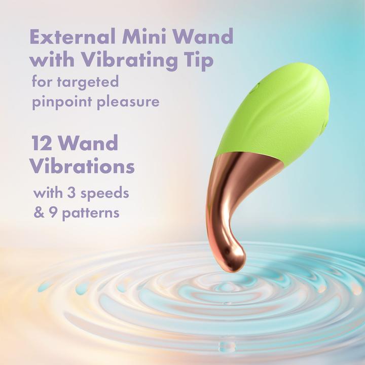 Actual product image Blush Play with Me Blooming Bliss 4 Piece Set - Mini Clitoral Massage Wand & Egg Vibrator with Wirel