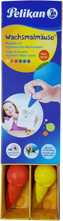 Produktbild Pelikan Wachsmalmäuse (Multicolor, 6 x)