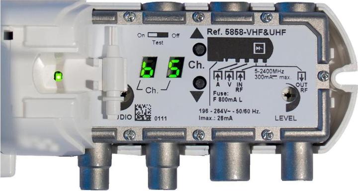 Image du produit Televes Modulateur vidéo S02 - K69 mono VM 5858 (Connexion AV)