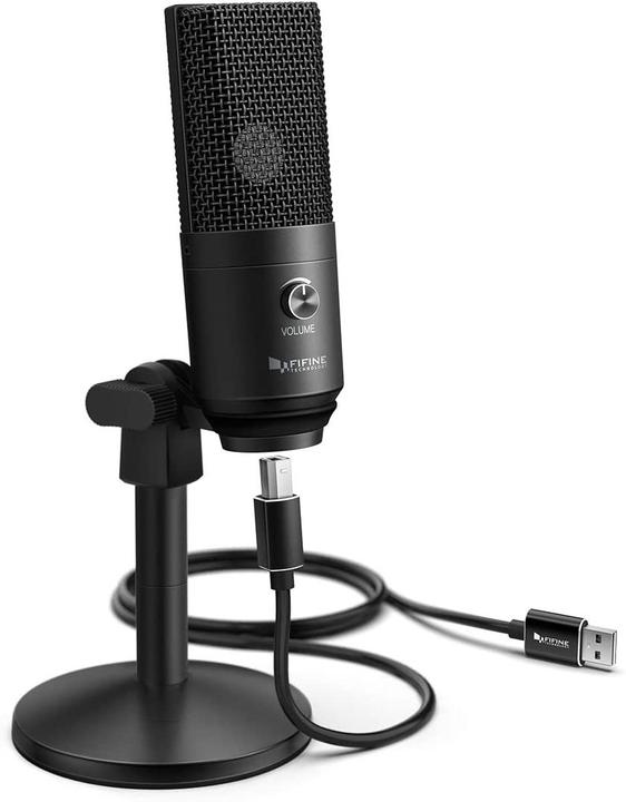 Actual product image Fifine Set: Condenser Microphone K670B Black (Black)