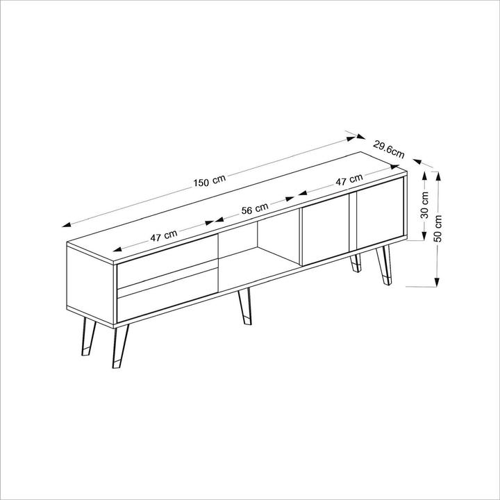 Image du produit Kalune Design Lena (150 x 29,5 x 50 cm)