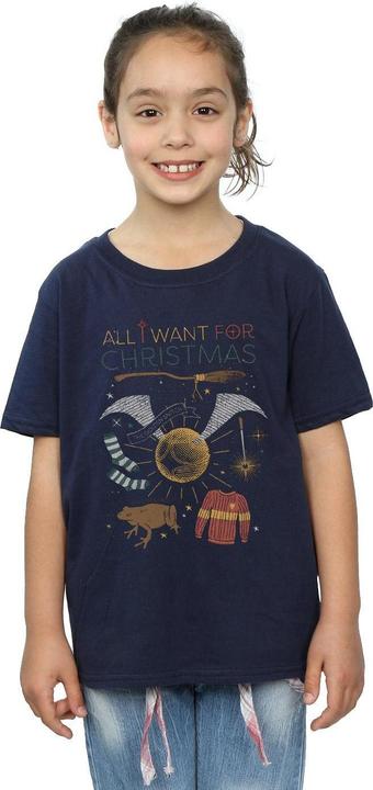 Immagine prodotto All I Want For Christmas Maglietta Ragazze (140, 146)