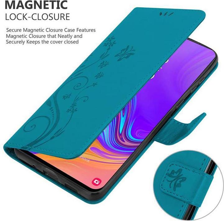 Productafbeelding Cadorabo Bloemen Boekomslag (Samsung Galaxy A8)