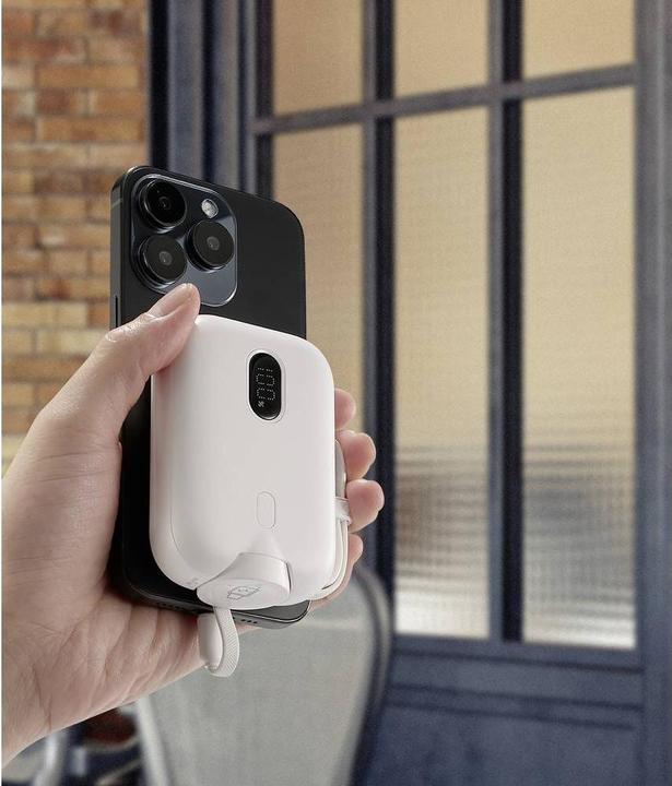 Actual product image Voltcraft VC-PBP3153CB Wireless Powerbank 10000 mAh USB PD, Quick Charge 3.0 Li- (10000 mAh)