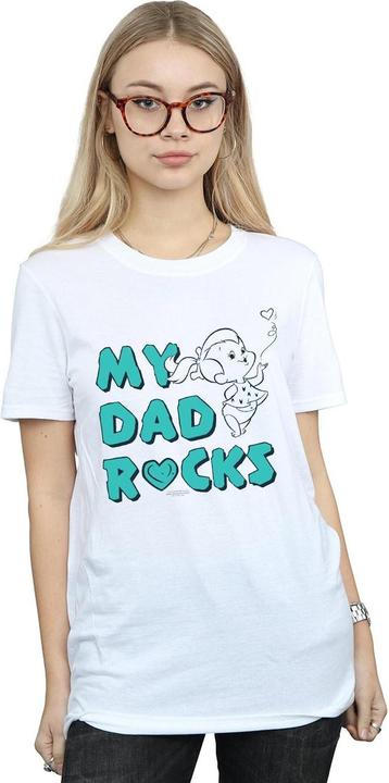 Image du produit The Flintstones - T-shirt PEBBLES MY DAD ROCKS - Femme (XL)