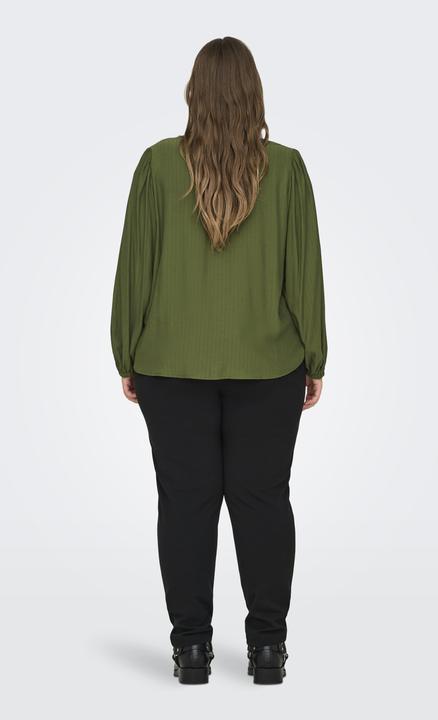Produktbild Only Normal geschnitten V-Ausschnitt Elastische Bündchen Puffärmel Top Top (42)