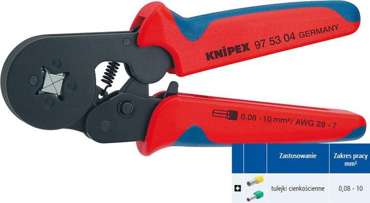 Produktbild Knipex Selbsteinstellende Crimpzange für Aderendhülsen (180 mm)