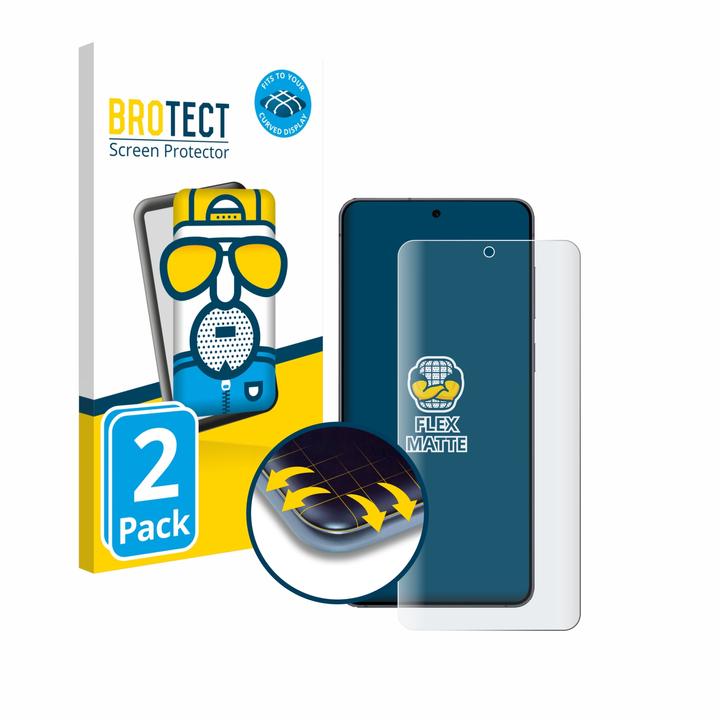Actual product image BROTECT Full-Screen Protector Matte (2 Piece, Samsung Galaxy S25 Edge)