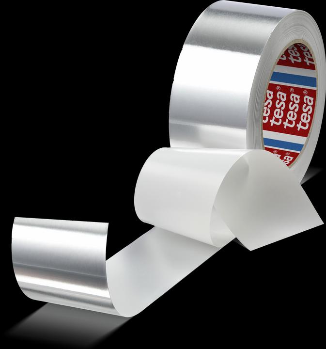 Actual product image tesa Aluminium tape, self-adhesive, for repairs to metallic surfaces (50 mm)