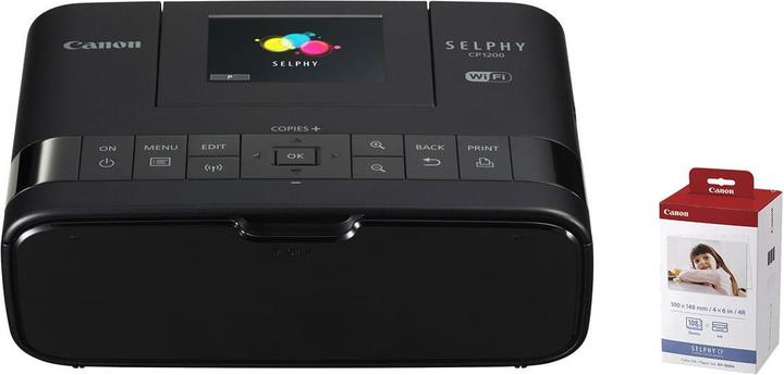 Canon Selphy CP1200 Printing Kit (54 Prints) (Thermodirekt, Farbe)