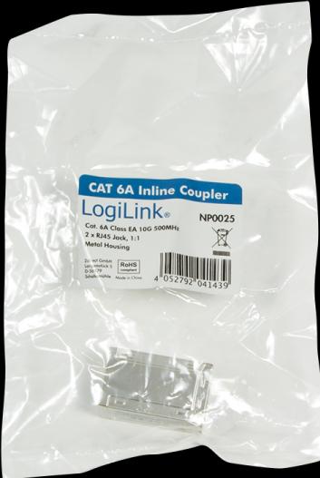 Actual product image LogiLink Patch cable connector (Network coupling)