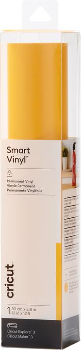 Immagine prodotto Cricut Film in vinile Smart Permanent 33 x 366 cm, 1 pezzo, Giallo