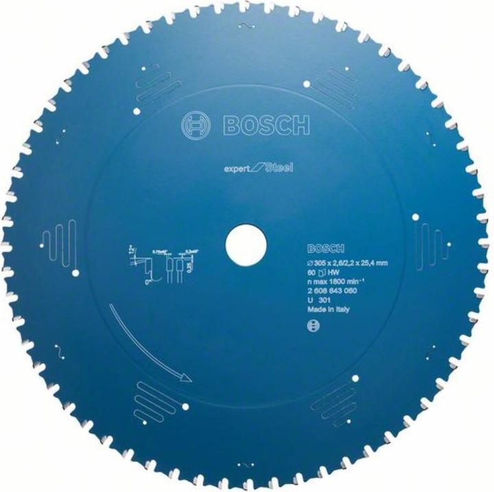 Produktbild Bosch Professional Zubehör Kreissägeblatt Expert for Steel, 160 x 20 x 2,0 mm, 30