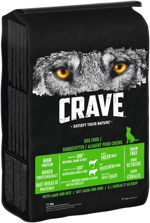 Crave Lamm+Rind Adult (Adult, 11500 g)