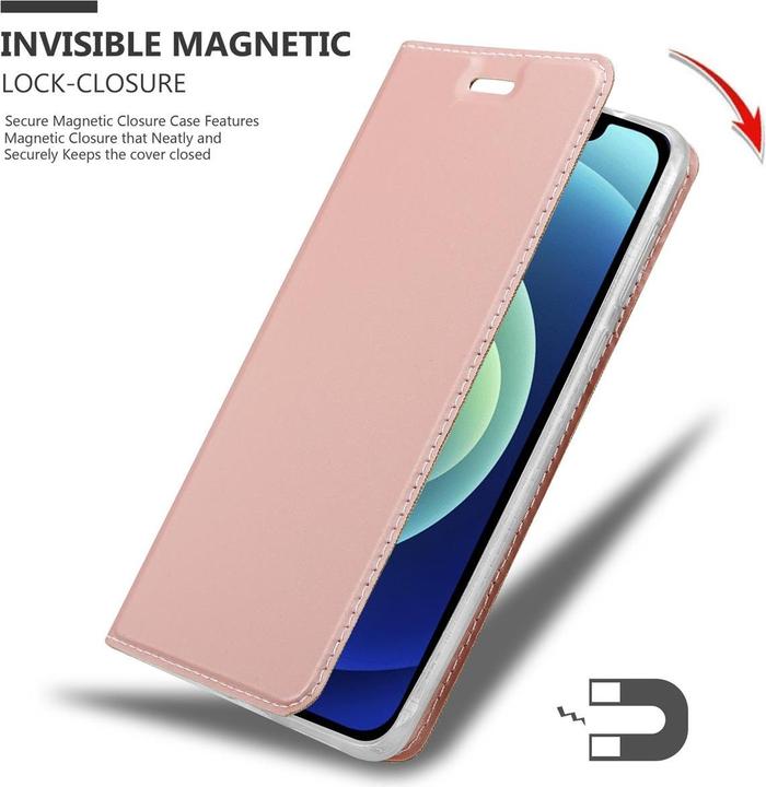 Actual product image Cadorabo Book Classy Style Cover (Apple iPhone 12 mini)