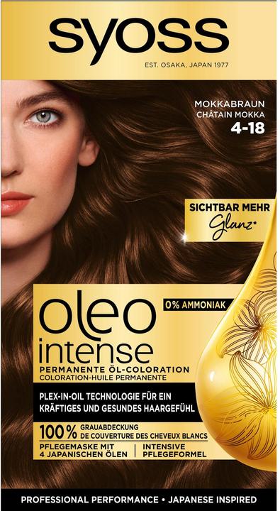 Image du produit Syoss Oleo Intense 4-18 Marron Moka (4-18 Brun moka)