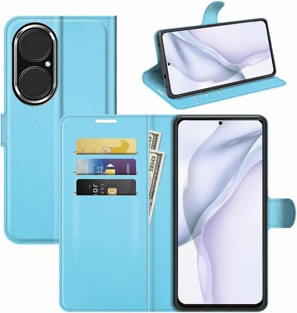 Actual product image MU Classic Litchi Leather Bookcover Series (Huawei P50)