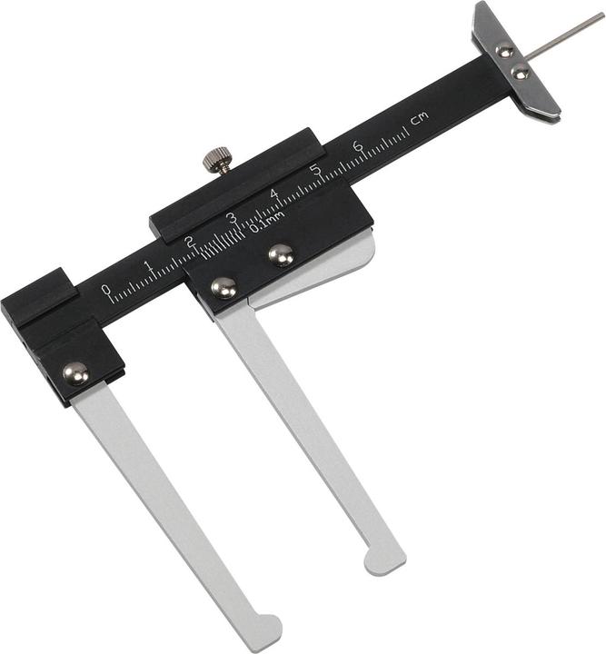 Actual product image HEYCO 2 in 1 brake disc caliper and tyre tread gauge (6 cm)