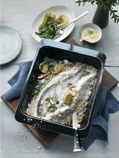 Produktbild WMF Bräter Fusiontec 38 cm x 24 cm x 18 cm (24 cm, Bräter + Schmortopf, Stahl, Keramik)