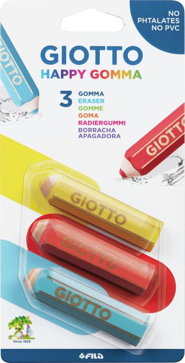 Immagine prodotto Giotto Happy Gomma, 3 pz