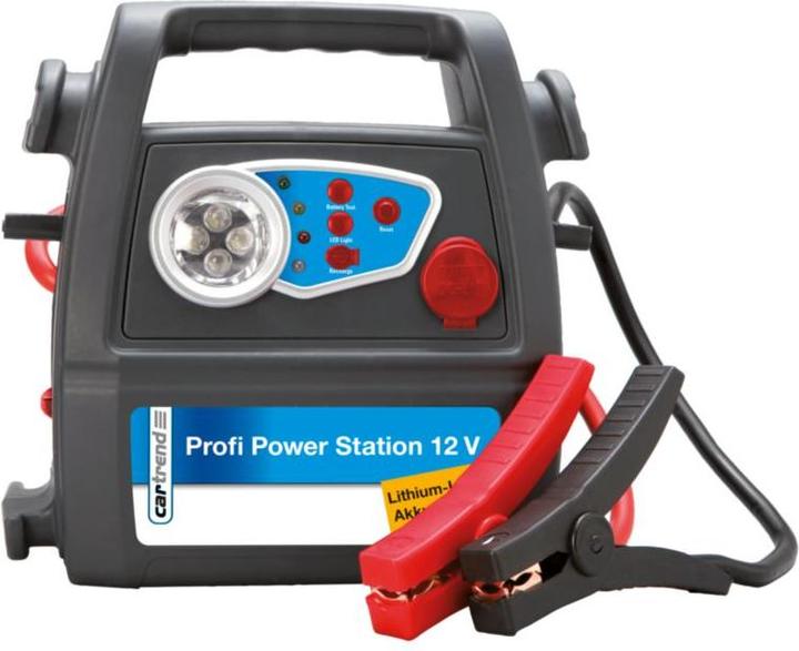 Cartrend Profi Power Station mit Kompressor (600 A, 2600 mAh)