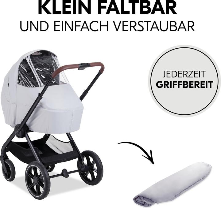 Actual product image Hauck Walk N Care Raincover Grey