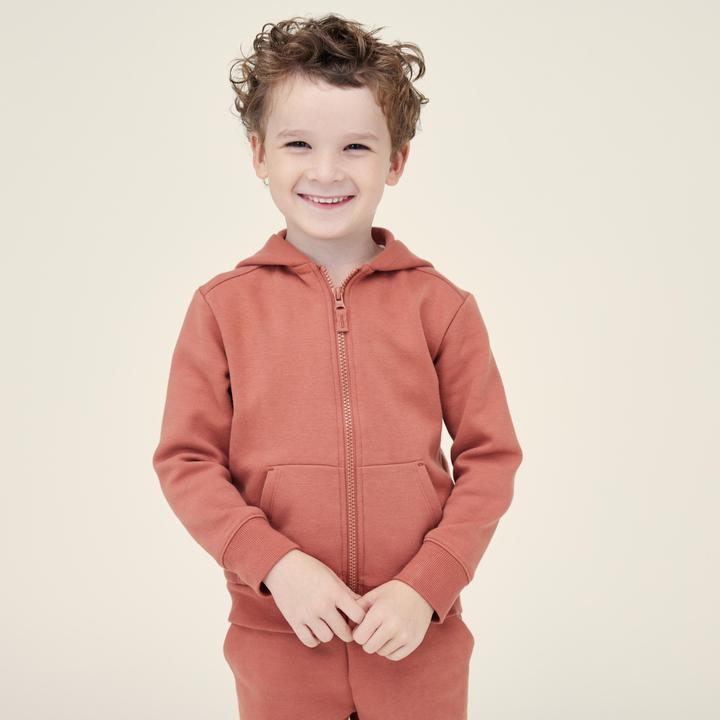 Produktbild Domyos Kapuzenjacke Babys/Kleinkinder - terrakotta (86, 85 C)