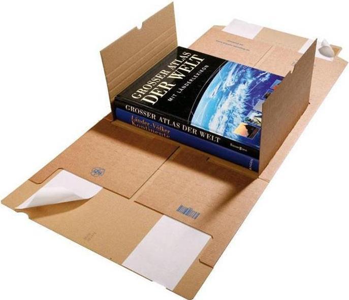 Produktbild Transpak Medienverpackung Gigafix Masse 455x320x20-100mm C3 braun SK-Verschluss passend für C3 (25 x)