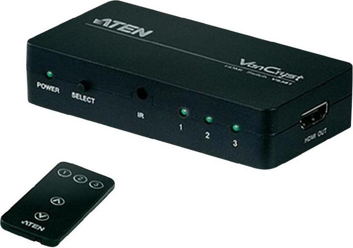 Actual product image Aten VS381 3 Port HDMI Switch