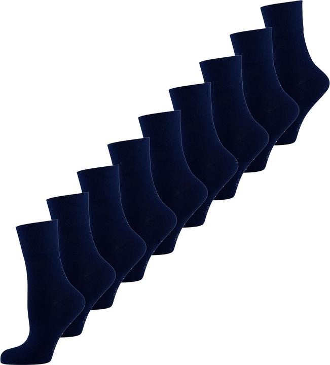 Produktbild Nur Die Freizeitsocken Feine Baumwolle Komfort (9er Pack, 39 - 42)