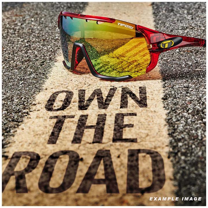 Actual product image Tifosi Optics Sled Sunglasses, Grey (Clear, Smoke, Ac Red, Clear, Smoke, Ac Red)