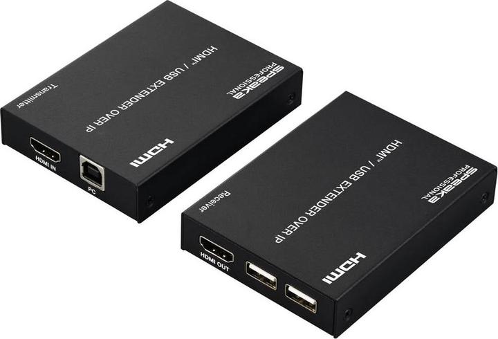 Image du produit SpeaKa Professional SP-HDE-350 HDMI® HDMI Extender über Netzwerkkabel RJ45