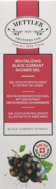 Produktbild Mettler1929 revitalisierendes Duschgel mit Cassis-Extrakt (200 ml)