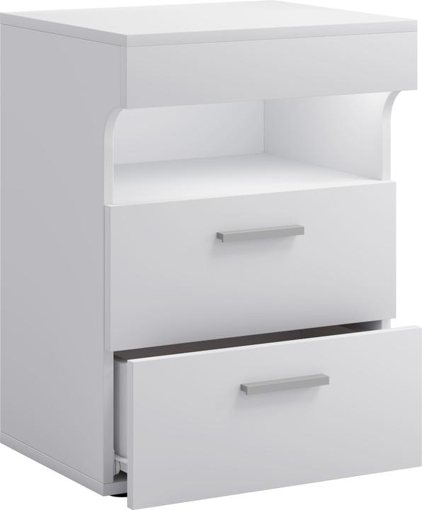 Immagine prodotto VCM Comodino Tavolino Porta girevole Console Boxspring Comodino Slepal M (45 x 39 x 61 cm)