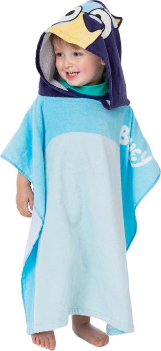 Actual product image Bluey Childrens/Kids Hooded Towel