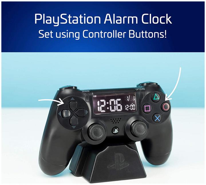 Actual product image Paladone Products Sony PlayStation Controller Alarm Clock