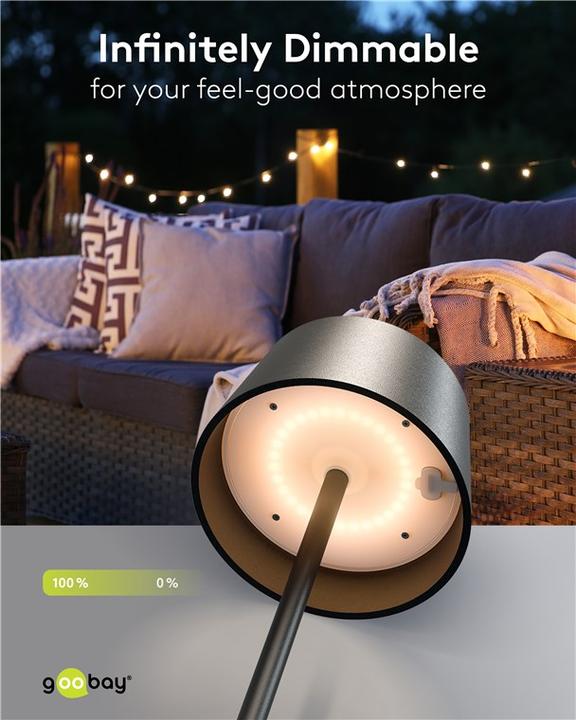 Immagine prodotto Goobay Lampada da tavolo a LED (150 lm)