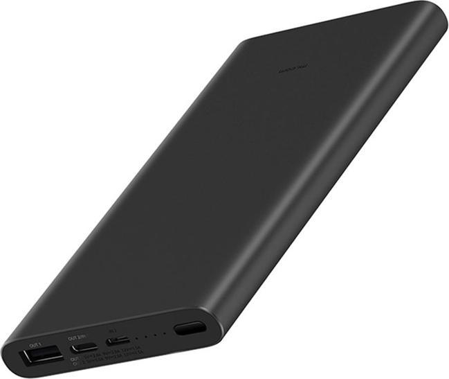 Actual product image Xiaomi Mi Powerbank 3 (10000 mAh, 18 W, 37 Wh)