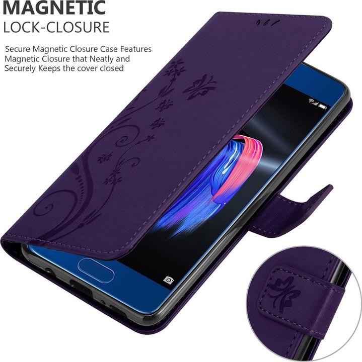 Produktbild Cadorabo Flower Book Cover (Honor 9)
