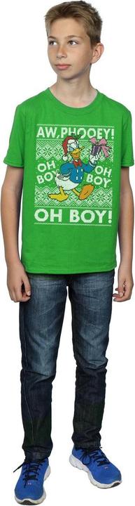 Image du produit Disney - T-shirt DONALD DUCK CHRISTMAS FAIR ISLE - Garçon (128)