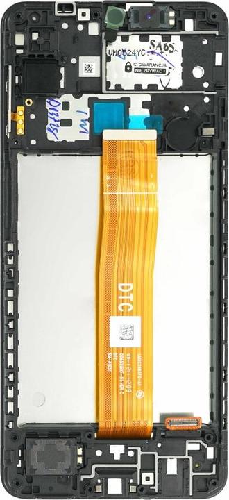 Produktbild Samsung Display-Einheit + Frame A125F Galaxy A12 schwarz GH82-24490A (Display, Galaxy A12)