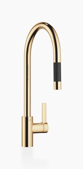 Actual product image Dornbracht Kitchen - Tara Ultra single lever faucet pull-down with shower function, projection 240mm