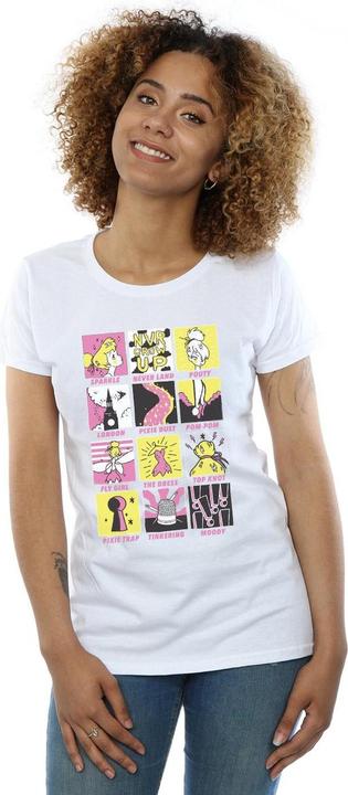 Immagine prodotto Disney Tinkerbell Squares Maglietta Donna (XXL)